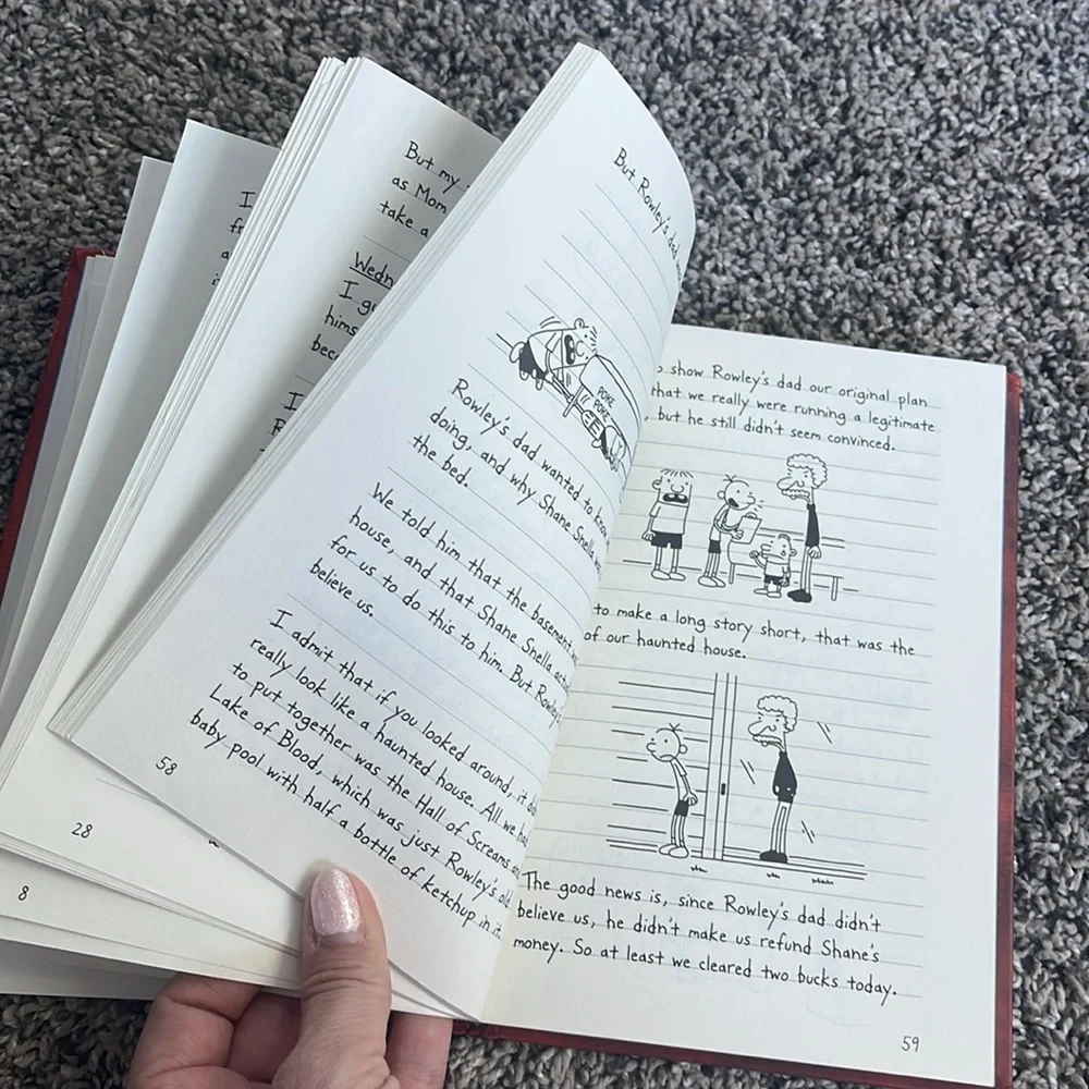 book Diary of a wimpy kid by Jeff Kinney  best seller SEE FLAWS